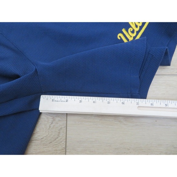UCLA Bruins Shorts Mens Small Blue Adidas NCAA Basketball Mesh Performance 7" - Picture 7 of 7